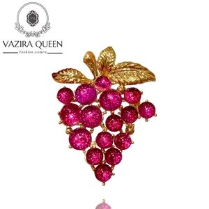 VQ Grape Brooch